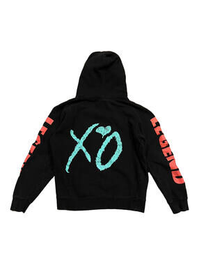 The Weeknd XO Starboy Legend Of The Fall Tour Hoodie Logo Small Black Concert